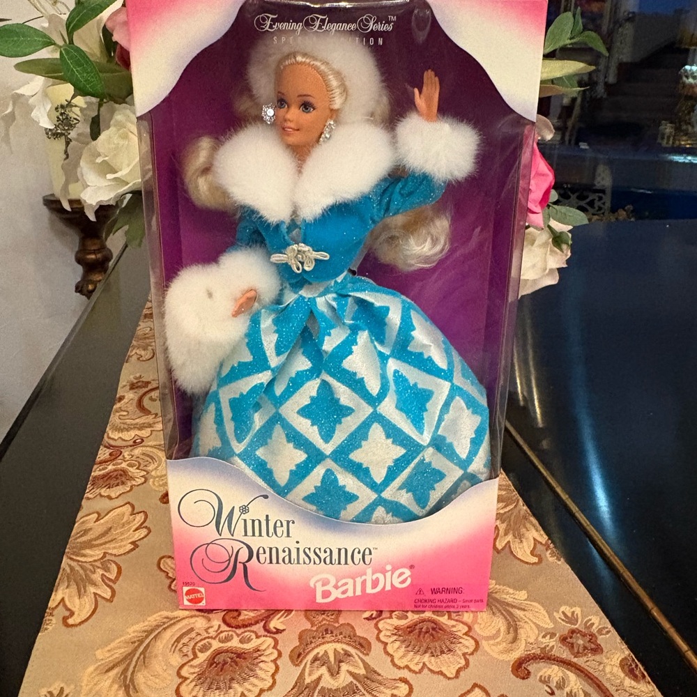 Barbie Winter Renaissance in Blue and White